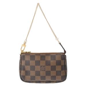 LOUIS VUITTON ルイヴィトン ダミエ ミニアクセサリーポーチ ブラウン N58009 レディース ダミエキャンバス アクセサリーポーチ Aランク 中古 銀蔵｜ginzo1116