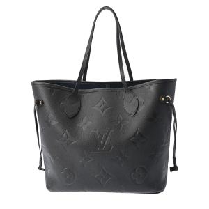 LOUIS VUITTON ルイヴィトン モノグラムアンプラント ネヴァーフル MM  ノワール M45685 ユニセックス レザー トートバッグ Aランク 中古 銀蔵｜ginzo1116