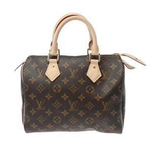 LOUIS VUITTON ルイヴィトン モノグラム スピーディ25 ブラウン M41109 レディース モノグラムキャンバス ハンドバッグ 新同 中古 銀蔵｜ginzo1116