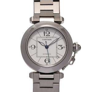 CARTIER カルティエ パシャC - ボーイズ SS 腕時計 自動巻き 白文字盤 Aランク 中古 銀蔵｜ginzo1116