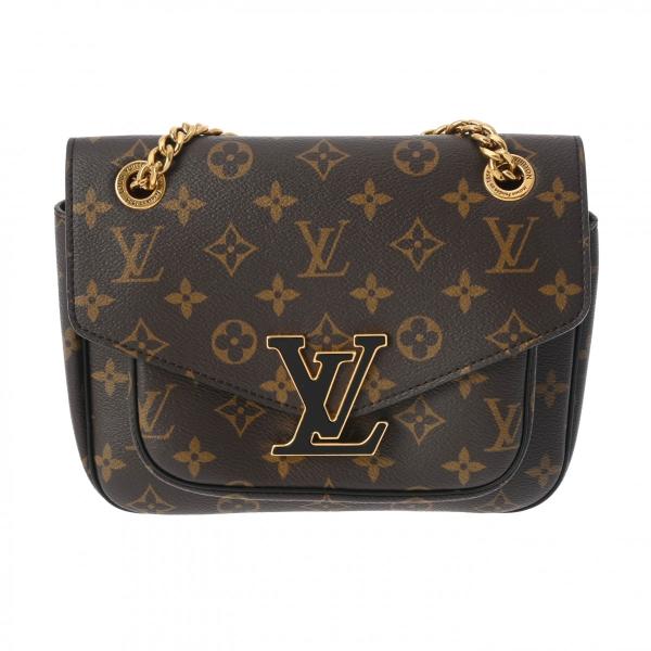 LOUIS VUITTON ルイヴィトン モノグラム パッシー ブラウン M45592 レディース ...