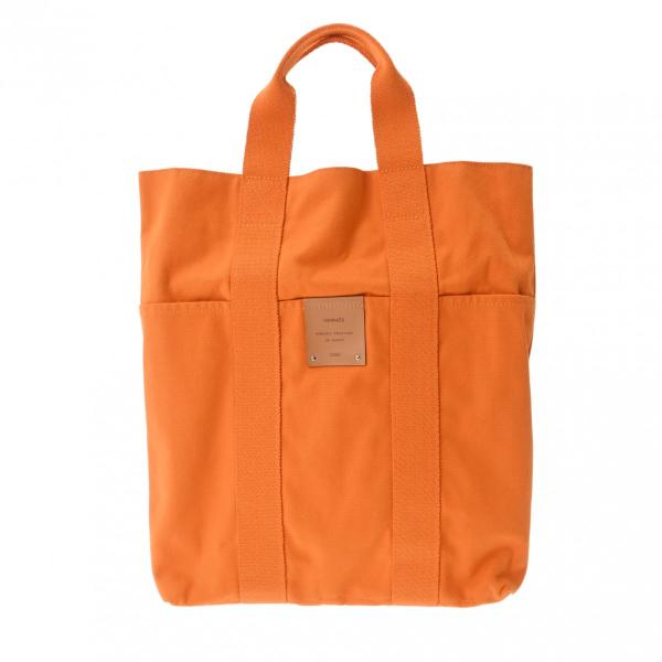 HERMES エルメス フールトゥ カバス フレンチフェスティバル 2001年ハワイ限定 オレンジ ...