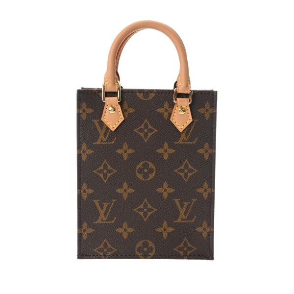 LOUIS VUITTON プティット サックプラ 旧型 ブラウン M69442 レディース モノグ...