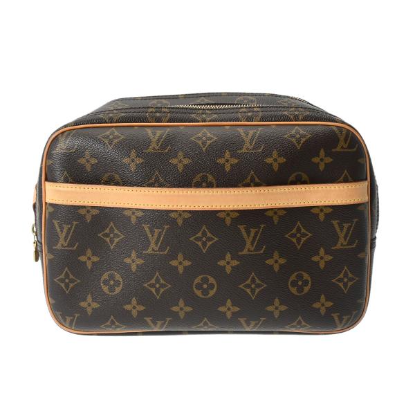 LOUIS VUITTON リポーター PM ブラウン M45254 ユニセックス モノグラムキャン...