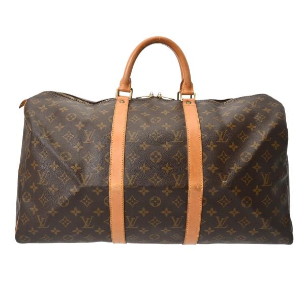 LOUIS VUITTON ルイヴィトン モノグラム キーポル 50 ブラウン M41426 ユニセ...