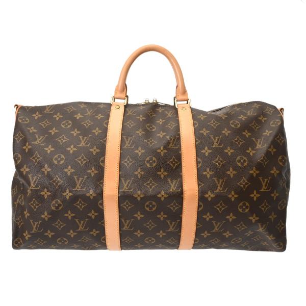 LOUIS VUITTON ルイヴィトン モノグラム キーポルバンドリエール 50 ブラウン M41...
