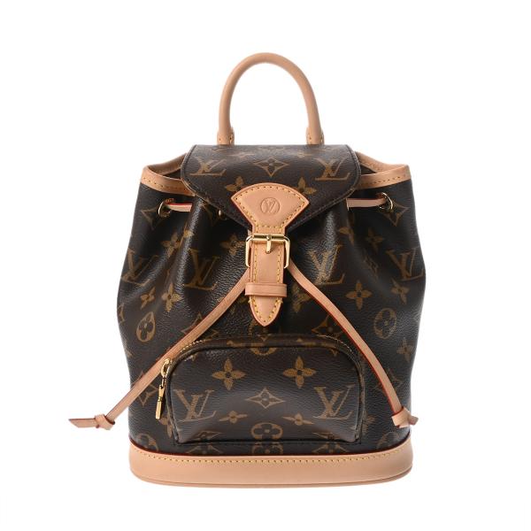 LOUIS VUITTON ルイヴィトン モノグラム モンスリ MINI ブラウン M11199 ユ...