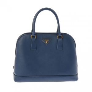 PRADA プラダ 2WAY 青 ゴールド金具 BN2558 レディース サフィアーノ トートバッグ Bランク 中古 銀蔵｜ginzo1116