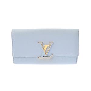 LOUIS VUITTON ルイヴィトン ポルトフォイユ カプシーヌ 日本限定 ブルーオランプ M69060 レディース トリヨンレザー 長財布 Bランク 中古 銀蔵｜ginzo1116