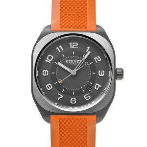HERMES エルメス H08 42MM SP1.742 ブラック メンズ 腕時計 自動巻き  