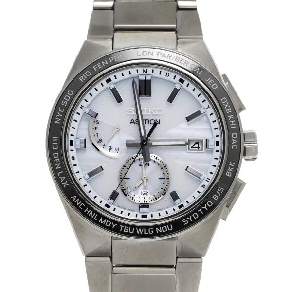 中古 セイコー SEIKO アストロン ネクスター SBXY049 ホワイト メンズ 腕時計
