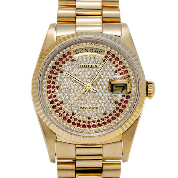 中古 ロレックス ROLEX デイデイト 36 18238 R番(1987年頃製造) シャンパン/ダ...