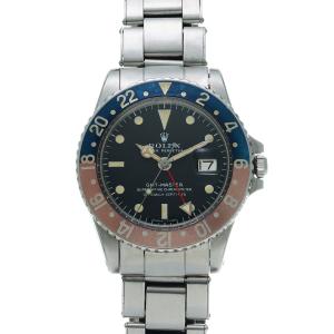 中古 ロレックス ROLEX GMTマスター ロングE アンティーク 1675 27番台(1971年頃製造) ブラック メンズ 腕時計