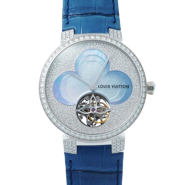 中古 ルイ ヴィトン LOUIS VUITTON タンブールスリム トゥールビヨン Q1HB00 ダ...