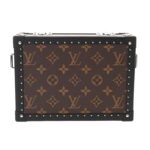 中古 ルイ ヴィトン LOUIS VUITTON モノグラムマカサー クラッチボックス ブラウン M20252 モノグラムキャンバス メンズ ショルダーバッグ