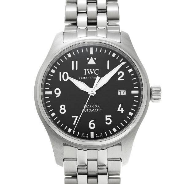 中古 IWC IWC パイロットウォッチ マーク XX IW328201 ブラック メンズ 腕時計