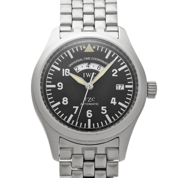 中古 IWC IWC パイロットウォッチ フリーガー UTC 3251-002 ブラック メンズ 腕...