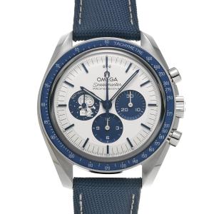中古 オメガ OMEGA スピードマスター ムーンウォッチ コーアクシャル マスタークロノメーター シルバー スヌーピーアワード 310.32.42.50.02.001 シル