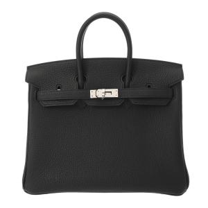 新品 エルメス HERMES バーキン 25 ブラック トゴ レディース ハンドバッグ