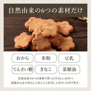 豆乳おからクッキー 小麦粉不使用 米粉 てんさ...の詳細画像1