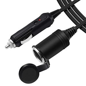 powseed シガーソケット 延長ケーブル 4.5m DC電源 12V