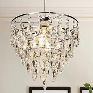 DINGLILED シャンデリア クリスタル 天井照明 ペンダントライト