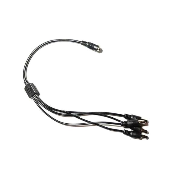 電源DC 4分岐ケーブル 外径 5.5 mm 内径 2.1 mm