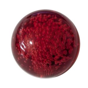 セイミツ工業 レバーボール 45φ LB-49-CR クリアレッド