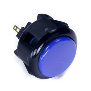 三和電子 ハメ込み式押しボタン30φ 黒/ダークブルー OBSF-30-K/DB