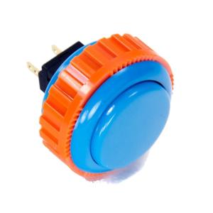 三和電子 ネジ式押しボタン30φ OBSN-30-B 青/ブルー