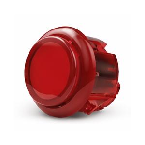 Qanba クァンバ グラビティ Gravity KS アーケード アケコン ボタン 30mm D06 クリアレッド
