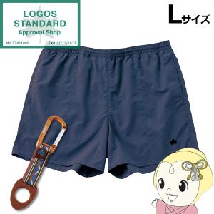 【ロゴス 正規販売店】バギーショーツ ロゴス LOGOS by LIPNER ブルー L アパレル 35411152｜gion