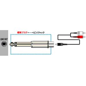 JVCケンウッド　変換アダプター 標準プラグ⇔ピンジャック  AP-102A