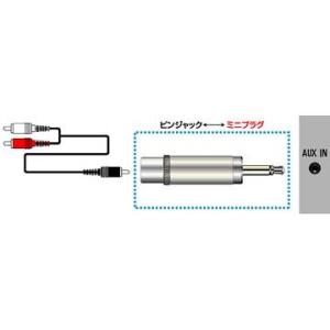 ＪＶＣケンウッド　変換アダプター ピンジャック⇔ミニプラグ  AP-108A｜gion