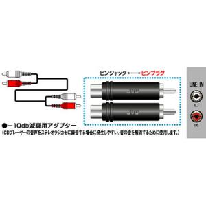 JVCケンウッド　変換アダプター ピンジャック⇔ピンプラグ 　2個1組 AP-122A｜gion