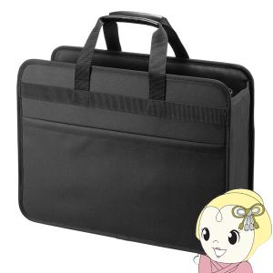 らくらくPCキャリー 15.6インチワイド BOX型バッグ サンワサプライ BAG-BOX3BK3｜gion