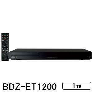 ソニー 1TB HDD 3チューナー搭載 3D対応ブルーレイレコーダー BDZ-ET1200