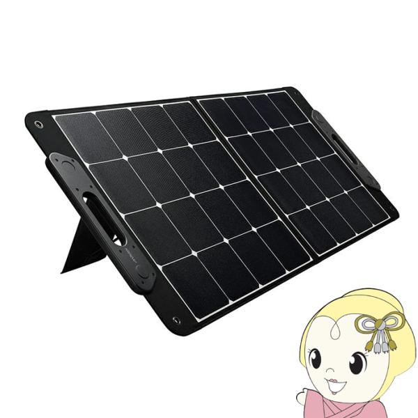 Victor ビクター BH-SV100 ポータブルソーラーパネル 折り畳み式 最大100W アウト...