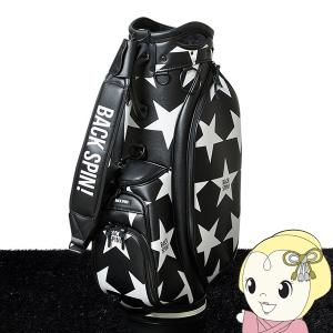 バックスピン ゴルフバッグ 星柄 47インチ対応 ブラック BACK SPIN! BIG STAR Tour Golf Bag BSBB02C103｜gion