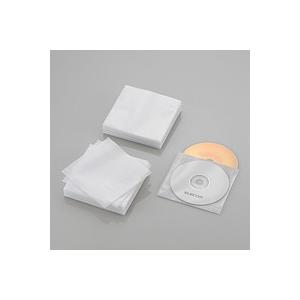エレコム Blu-ray/DVD/CD対応 不織布 DVDケース CDケース スタンダード CCD-NWB120WH｜gion