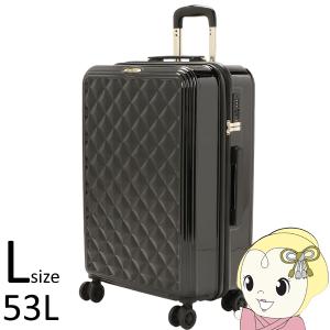 CECIL McBEE セシルマクビー キャリーバッグ キャリーケース スーツケース Lサイズ 53L 25インチ ブラック CM12-4-00026-BKの商品画像