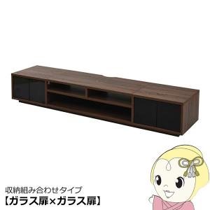 朝日木材加工 テレビ台 ロータイプ 幅140cm 60V型対応 アッシュグレー