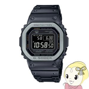 カシオ 腕時計 CASIO Bluetooth搭載 ソーラー 電波時計 G-SHOCK フルメタル ブラック GMW-B5000MB-1JF メタル/無垢(ステンレススチール)｜gion