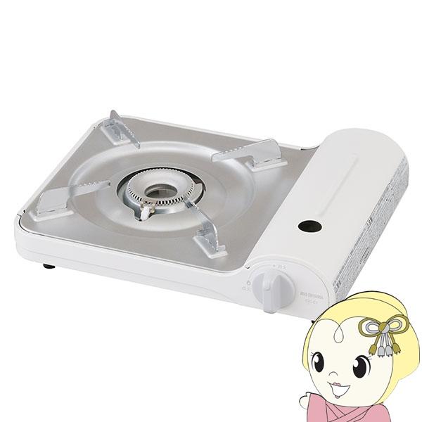 アイリスオーヤマ カセットコンロスリム IGC-E1-W オフホワイト