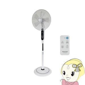TEKNOS 40cm フルリモコン フロアー扇風機 KI-F536R ホワイト 扇風機