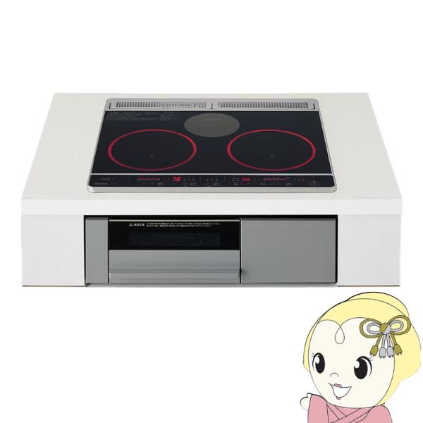 Panasonic IHクッキングヒーター KZ-J1H6AS パナソニック 2口IH＋ラジエント ...