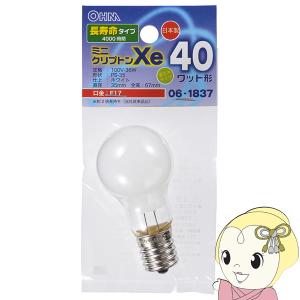 OHM オーム ミニクリプトン球 長寿命タイプLBPS3740K-WLL
