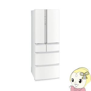 【標準設置込】 三菱電機 6ドア 462L 冷蔵庫 Rシリーズ MR-R46H-W フレンチドア(観音開き)