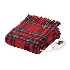 NA-055H-R スギボウ 椙山紡織 ひざ掛け 電気毛布 (140×82cm) レッド 電気ホット...