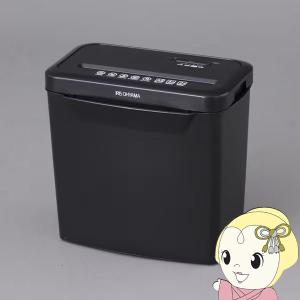 シュレッダー アイリスオーヤマ ブラック A4サイズ 約8.7L P5GCX｜gion